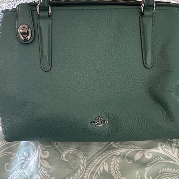 EUC Coach F57276 Brooklyn Carryall Leather Multiple Compartment Bag Purse - Picture 5 of 12